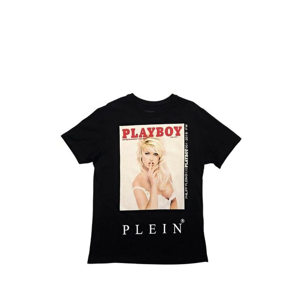 Philipp Plein x Playboy AW2018 (L) Project Playboy Victoria Silvstedt Tee Rare - Picture 2 of 6